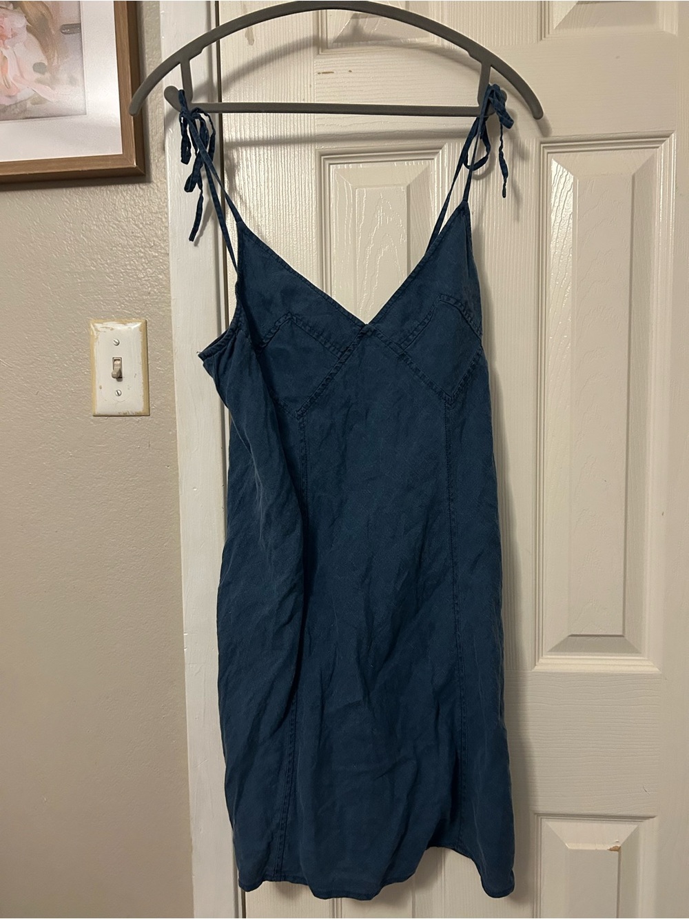 J. Crew Dark Blue Denim Shift Dress